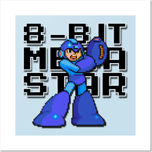 8 Bit Megastar Posters and Art